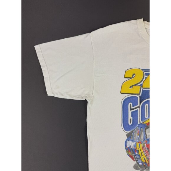 Vintage Y2K Jeff Gordon Nascar Chevrolet Dupont Car Racing Promo Large AOP Tee - Picture 5 of 15
